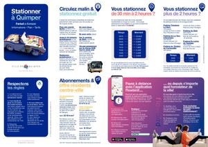 Plan De Stationnement Quimper 2021