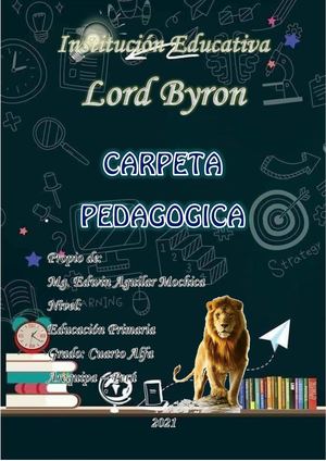 Carpeta pedagogicaCuartoAlfa