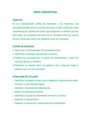 Mapa Conceptual