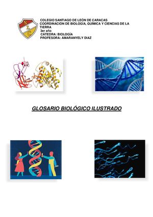 Glosario Biológico Ilustrado Grupo 2 3ero "D"