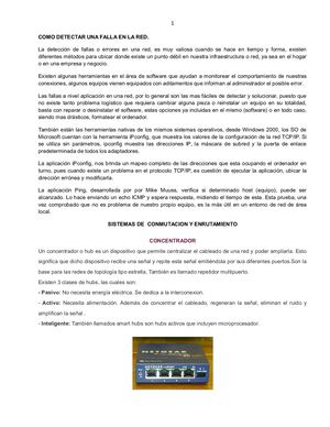 Como Detectar Una Falla En La Red