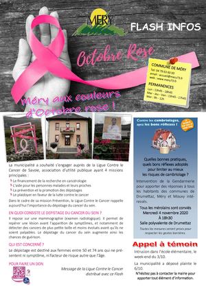 Flash Octobre 2020