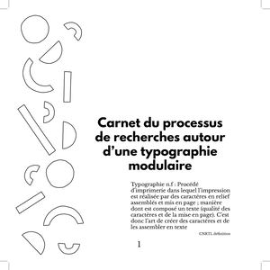 Typographie Modulaire