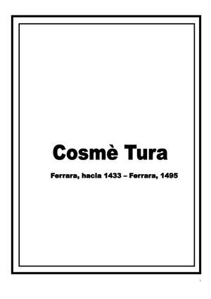 COSMÈ TURA