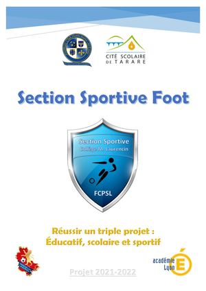 Présentation Section Foot