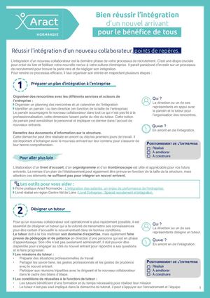 Bien réussir l’intégration d’un nouvel arrivant pour le bénéfice de tous