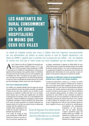 36 000 Communes - Dossier Inégalités Hospitalières