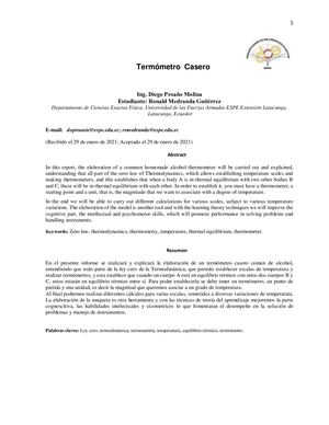 Medranda Ronald Termómetro