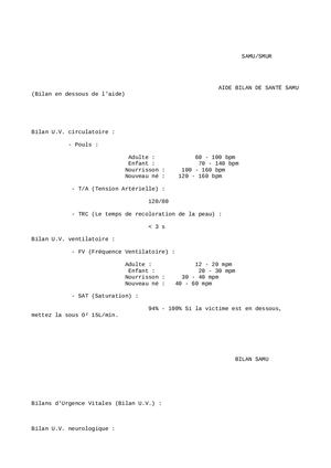 Aider les service de secoure des Sapeur pompier ou du samu