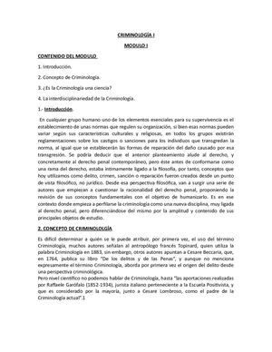Folleto Módulo L Criminología L