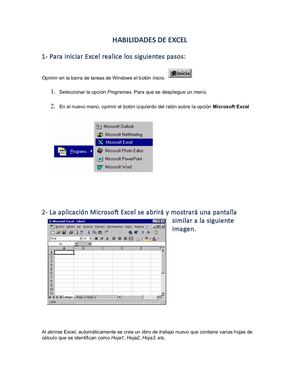 Habilidades De Excel