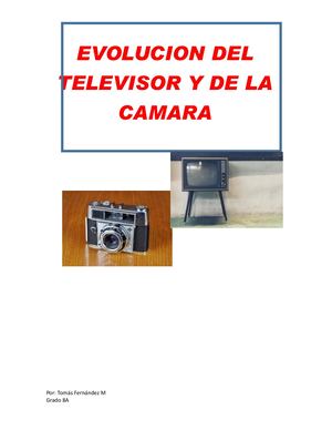 El Antes Y El Despues De Los Televisores Y Las Camaras