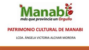 Patrimonio Cultural De Manabi