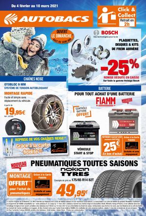 Opération promotionnelle février mars 2021