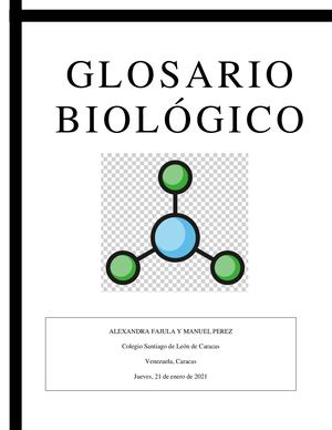 Glosario Biológico Ilustrado (Alexandra Fajula Y Manuel Pérez)