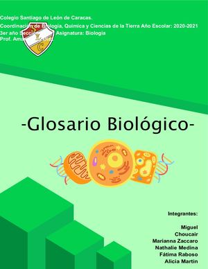 Glosario Biológico