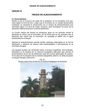 Tanque De Almacenamiento. VI semestre