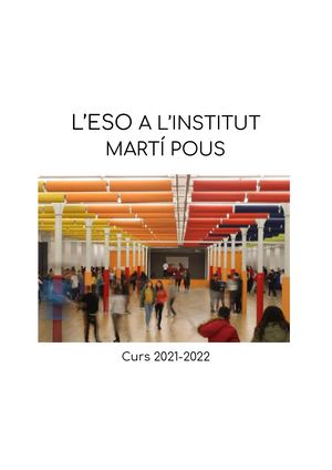 Institut Martí Pous Portes Obertes Eso 21 22