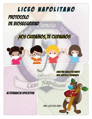 Protocolo Bioseguridad para retorno a clases 2021 -Liceo Napolitano