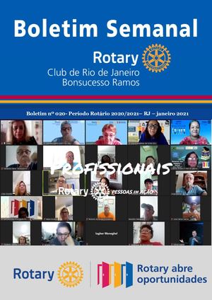 BOLETIM 20 2020/2021 ROTARY CLUB DE RIO DE JANEIRO- BONSUCESSO RAMOS