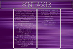 Sintaxis - Definición (SYNTAX - DEFINITION)