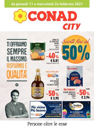 Volantino Conad City Emilia Nord Ovest 11 Febbraio 24 Febbraio