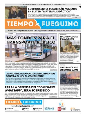 Tiempo Fueguino - 16 de abril 2019 - Argentina