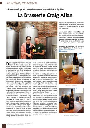 Brasserie Craig Allan - Article Magazine Au Pays des Sources