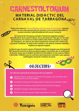 Carnestoltorium. Manual didàctic del Carnaval De Tarragona