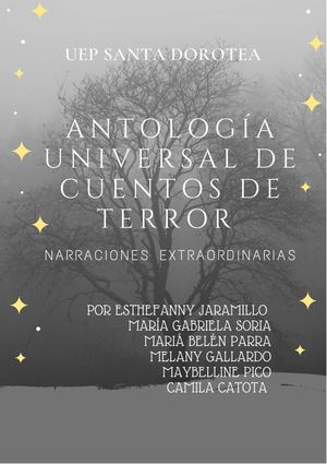 Antología cuentos de terror