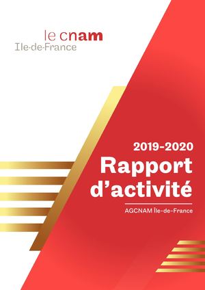 Rapport D'activité 2019-2020 Cnam Ile De France
