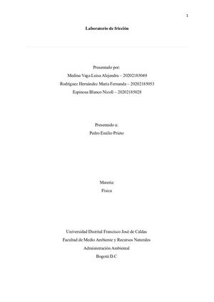Lab De Fricción