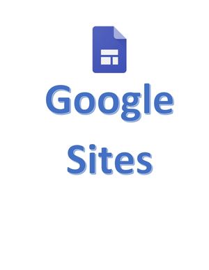Manual De Google Sites