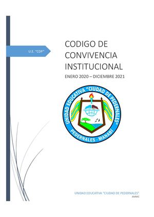 Codigo De Convivencia