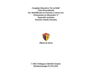 ÁLbum De Obras Gabriela Félix