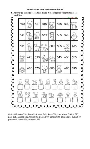 Taller De Refuerzo De Matemáticas (1) (2) (1)