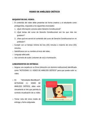 Video De Análisis Crítico