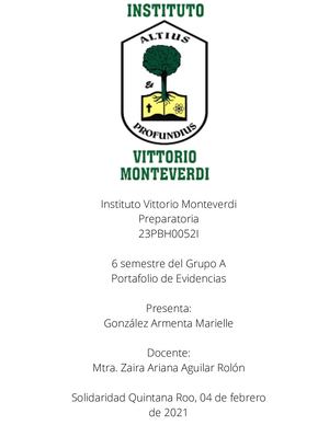 Portafolio De Evidencias Ecología