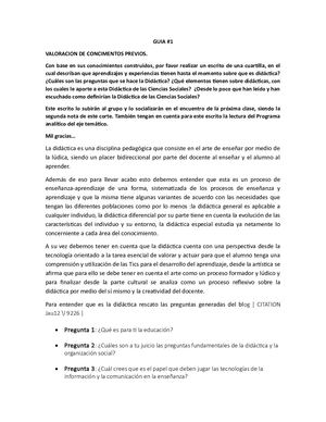 Guia 1 Didáctica Ciencias S