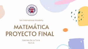 Proyecto Final - Matemática