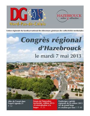 2013 - DG Nord Pas De Calais 2013