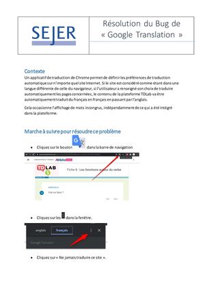 Tutoriel_Résolution Bug Google Translation