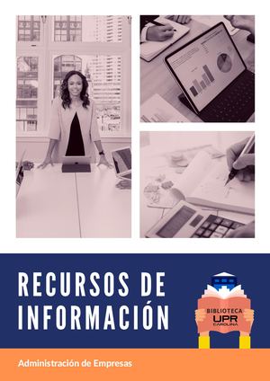 Recursos de Información para Administración de Empresas