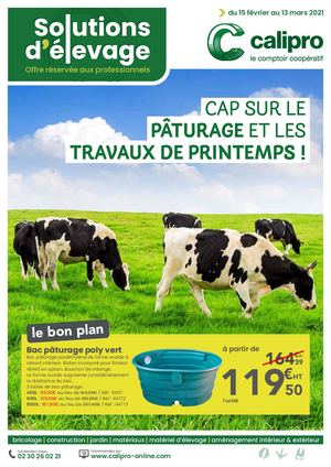 Calipro - Solutions d'élevage Bovin - Février