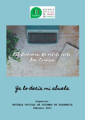 XII Certamen de Relato Corto Jan Evanson