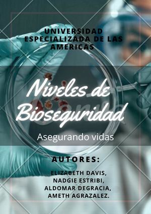 Niveles De Bioseguridad