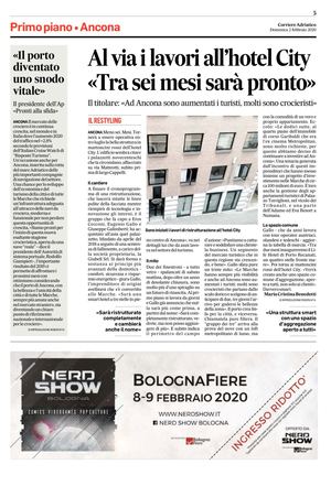 Articolo The City Corriere Adriatico