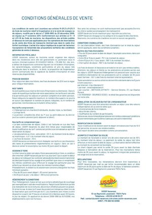 Condition Générale De Vente
