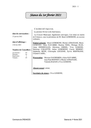 Presse Du 1er Fév 21