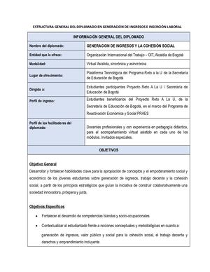 1 -Estructura General Del Diplomado